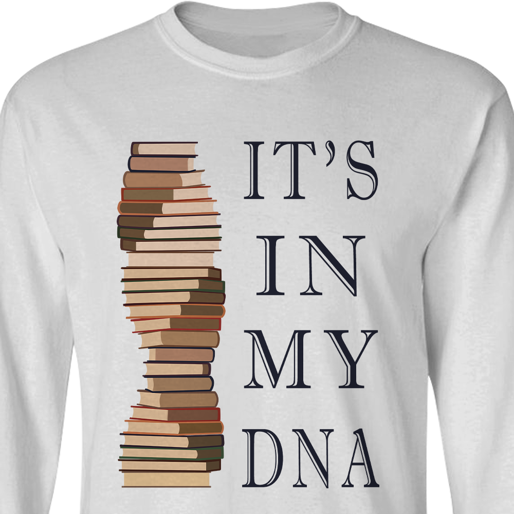 It's In My DNA Book Lovers Gift LSW15