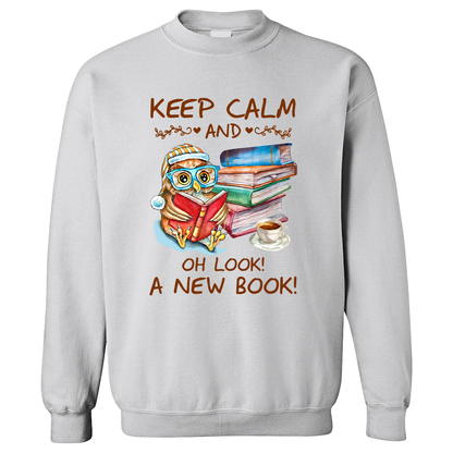 Keep Calm And Oh Look A New Book Book Lovers Gift SWW47