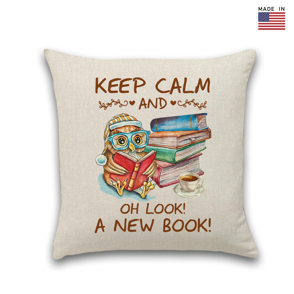 Keep Calm And Oh Look A New Book Book Lovers Gift PILS47