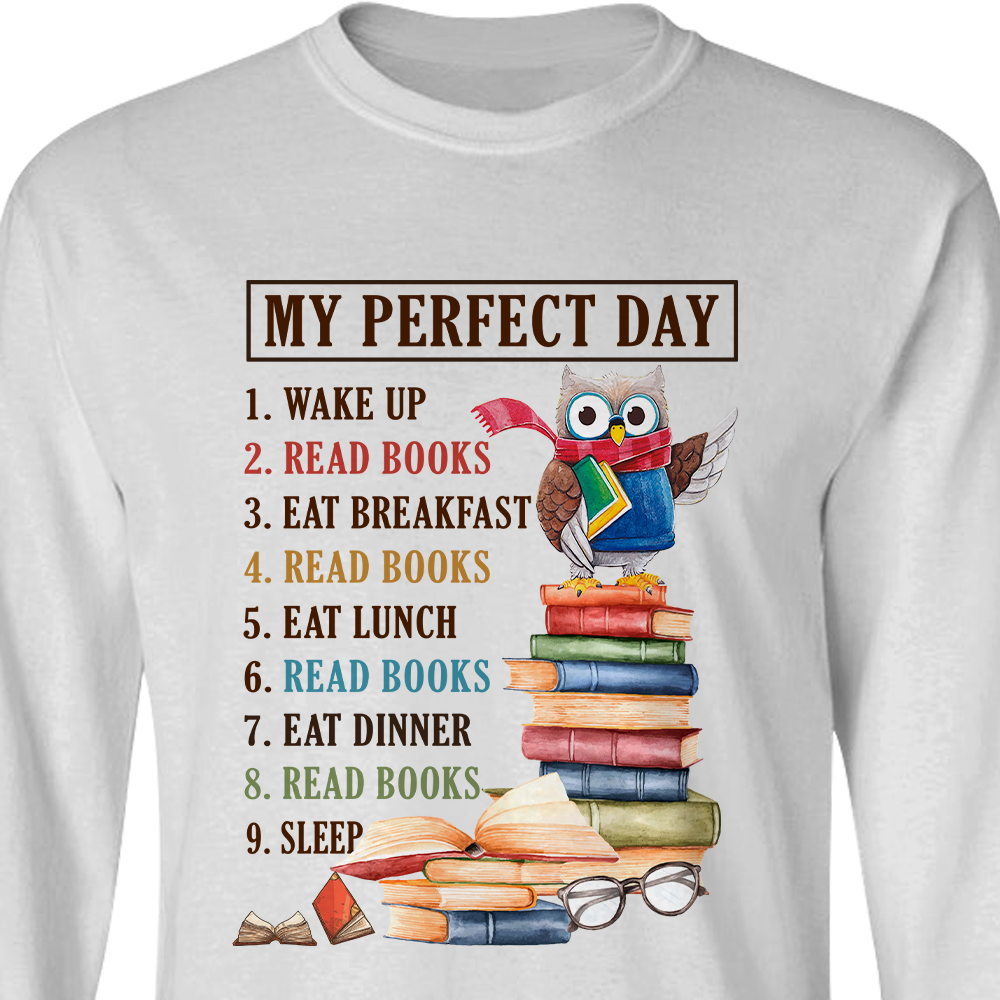 My Perfect Day Book Lovers Gift LSW05