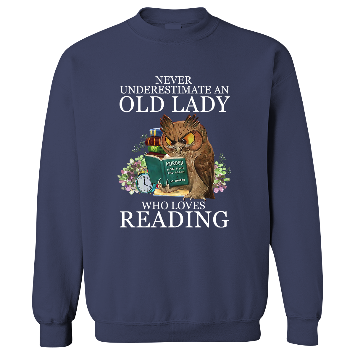 Never Underestimate An Old Lady Who Loves Reading Book Lovers Gift SWB08