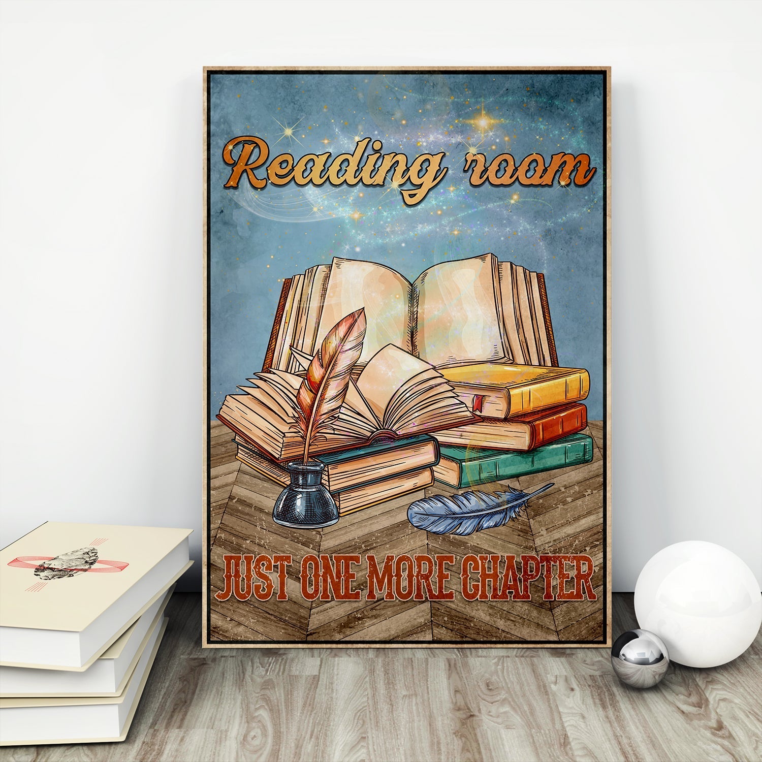 Reading Room Just One More Chapter Book Lovers Gift CAV53
