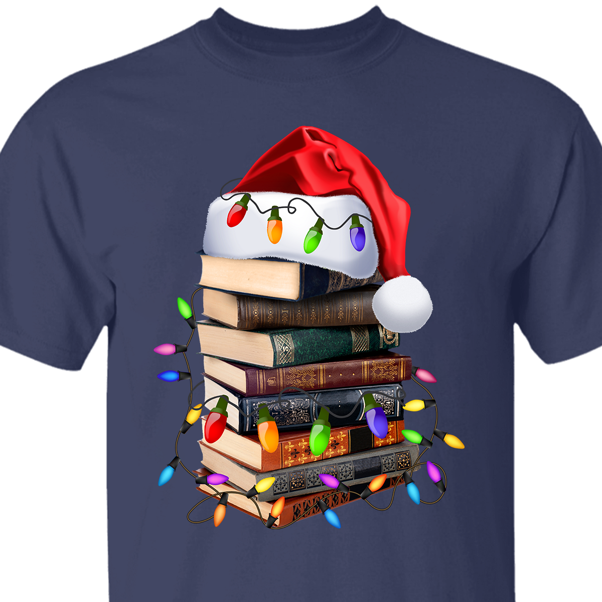 Christmas Books Hat Book Lovers Gift TSB262